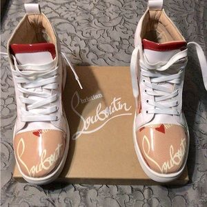 Christian louboutin mens paper bag sneakers